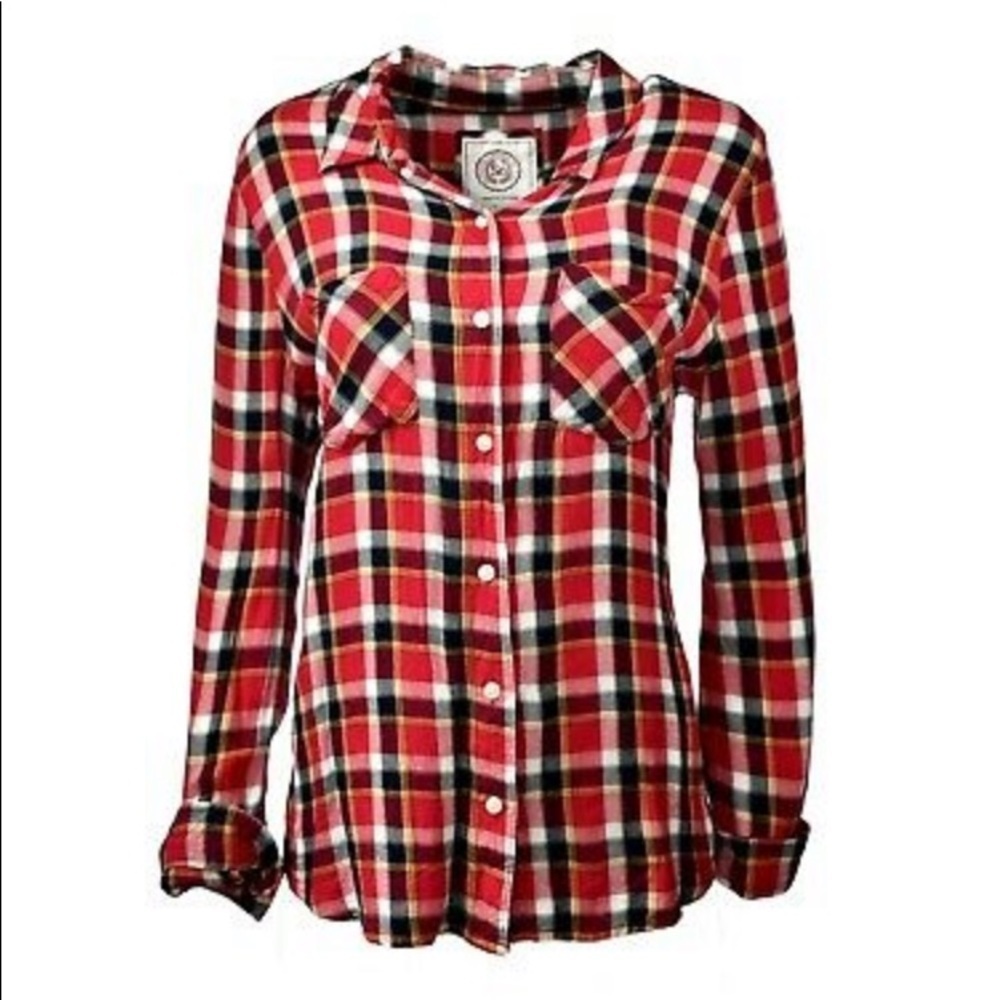 SO AUTHENTIC AMERICAN HERITAGE Red Casual Shirt L